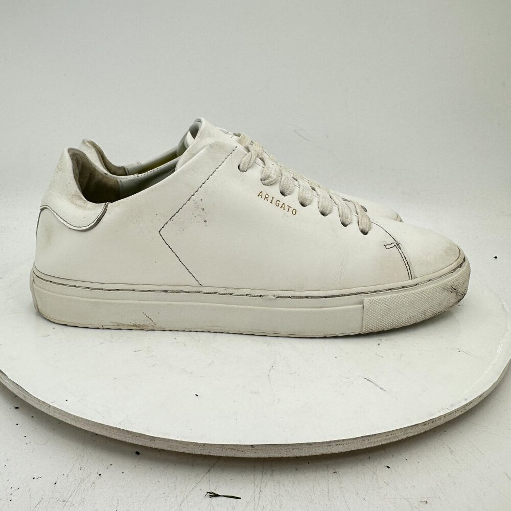 Axel Arigato Clean 90 Women Size 7.5 White Leather Low Top Casual Shoes - Picture 4 of 12